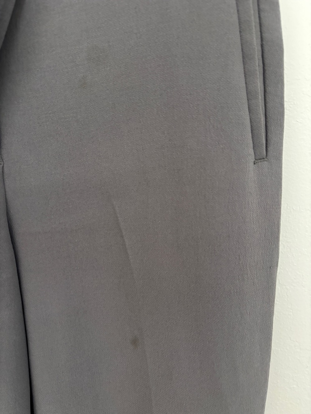 Aritzia Jallade Tie-Waist Trousers - Charcoal Gray - Picture 5 of 6